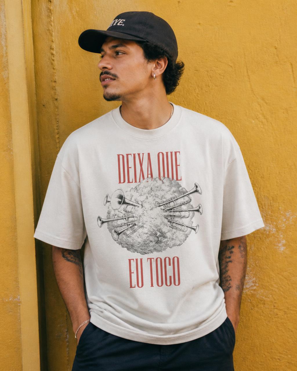 Deixa Que Eu Toco Logo As Trombetas — Off-white · MOLHO.BRASIL