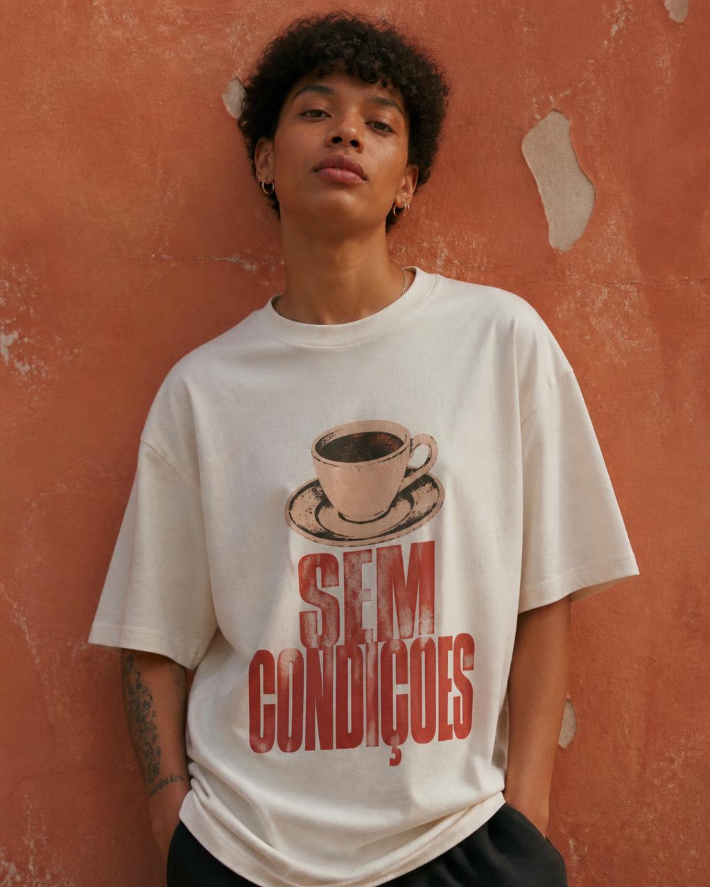 Sem Condições · Café — Off-white · MOLHO.BRASIL