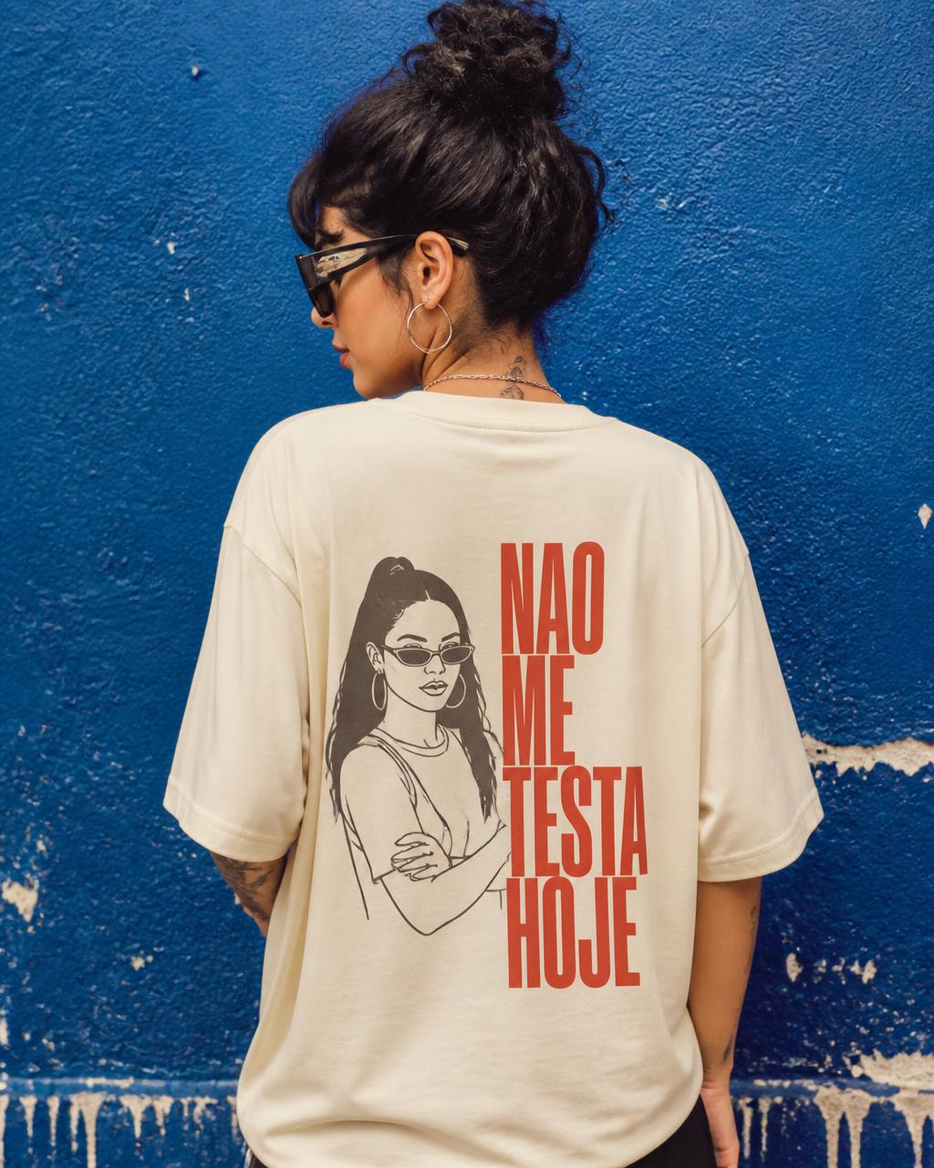 Não Me Testa Hoje — Off-white · MOLHO.BRASIL